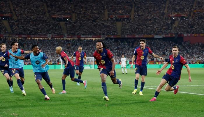 بعد مباراة مثيرة.. برشلونة يصعق ريال مدريد ويتوج بكأس الملك