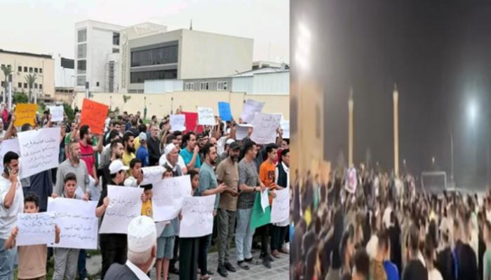 الغرب الليبي ينتفض.. مظاهرات وعصيان مدني للمطالبة بإسقاط الحكومة