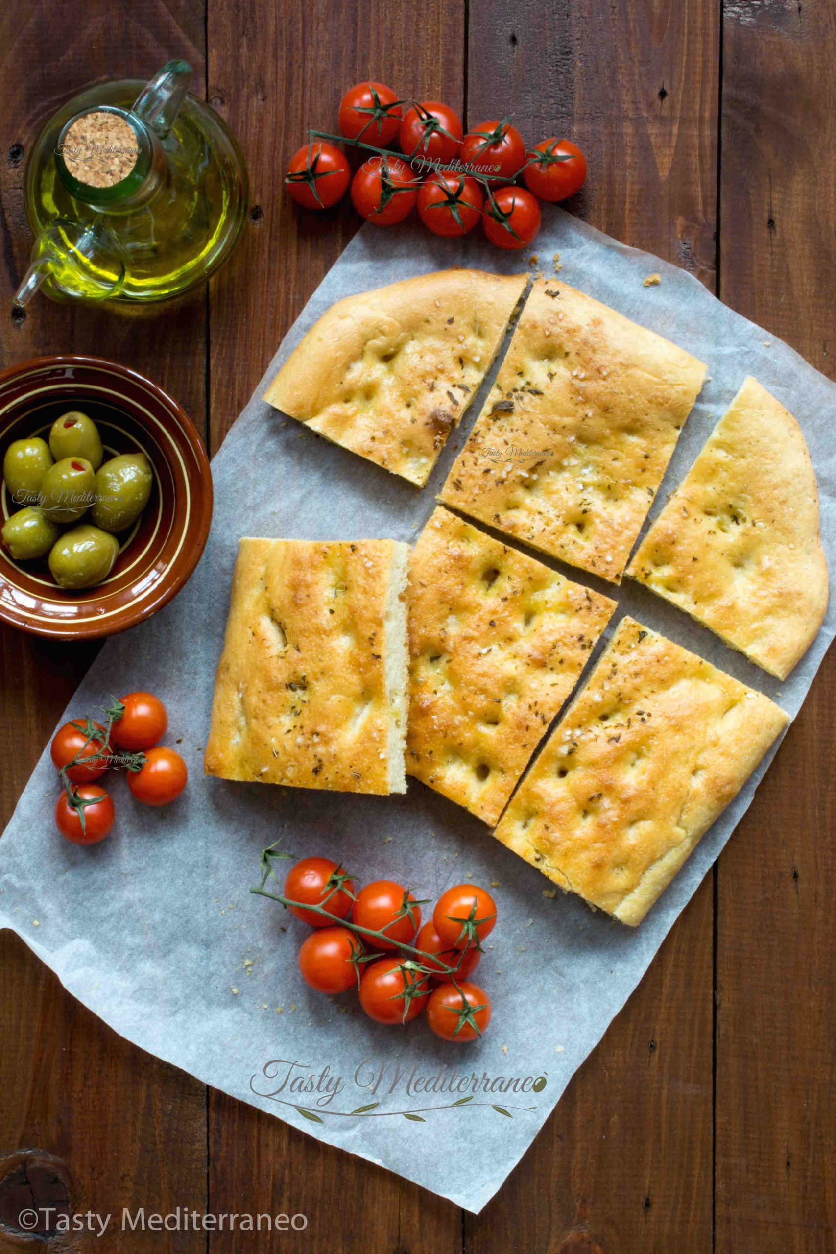 خبز فوكاتشا – Tasty Mediterraneo