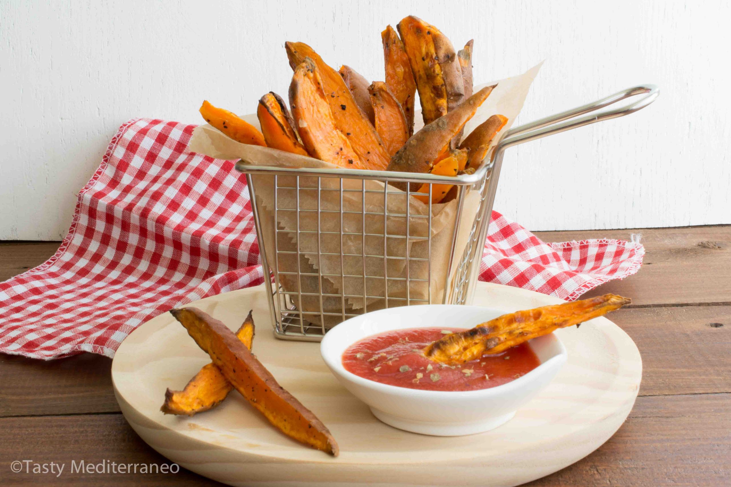 بطاطا حلوة مخبوزة بالفرن – Tasty Mediterraneo