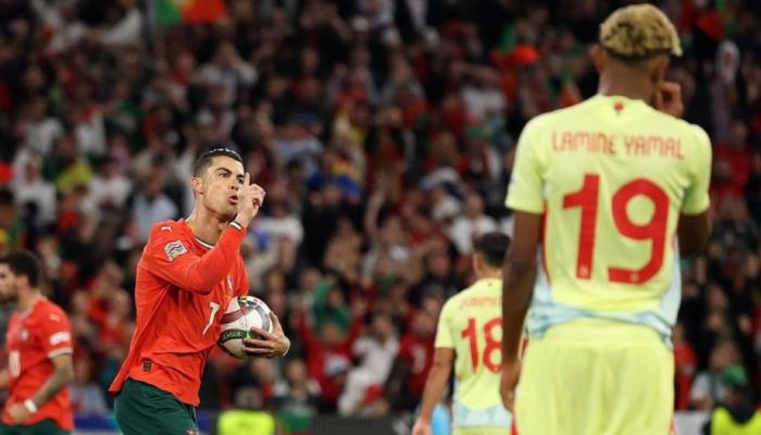 منتخب البرتغال يتوج بدوري الأمم الأوروبية للمرة الثانية في تاريخه