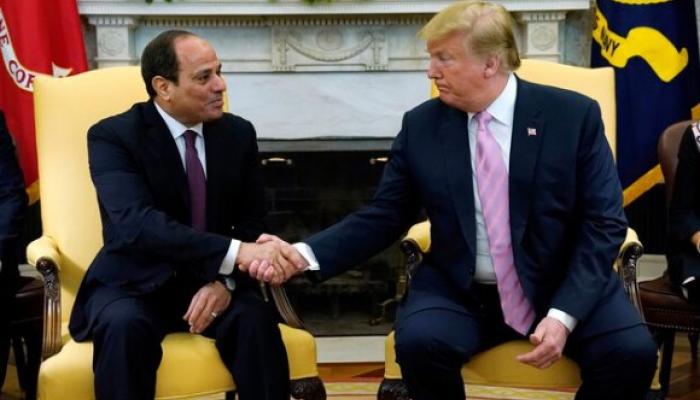 ترامب يشيد بجهود السيسي في وقف حرب غزة ويرحب بزيارة مصر