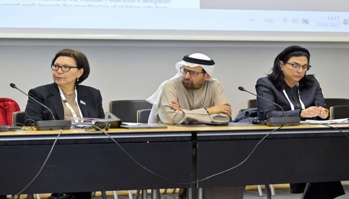 علي النعيمي يترأس اجتماع فريق الاتحاد البرلماني الدولي لحل أزمة أوكرانيا