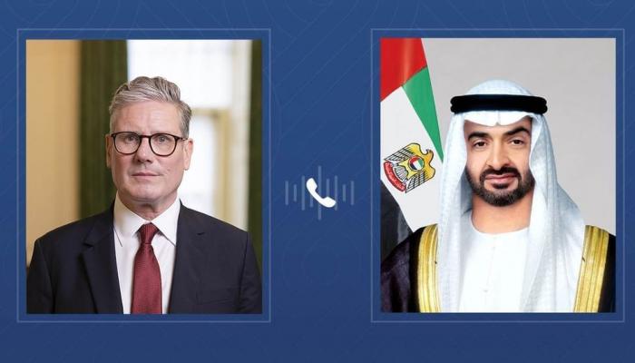 محمد بن زايد وستارمر يؤكدان أهمية حل الدولتين.. سبيل استقرار المنطقة