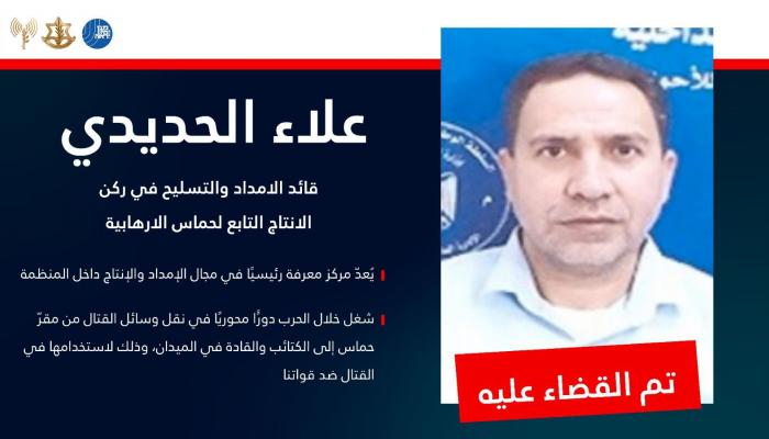 إسرائيل تستهدف قياديا جديدا بـ«حماس».. من هو علاء الحديدي؟