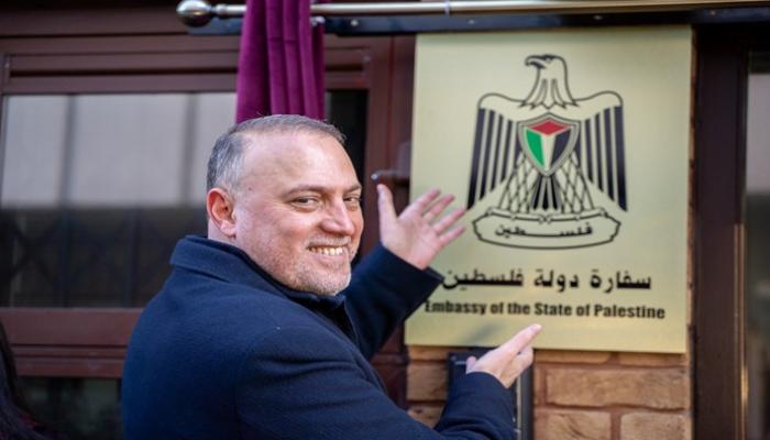 بصفة دبلوماسية وصلاحيات كاملة.. افتتاح سفارة فلسطين في لندن