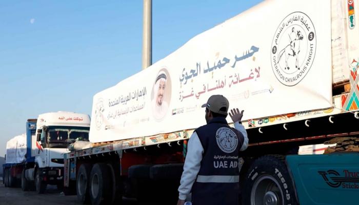 وصول أولى مساعدات «جسر حميد الجوي» إلى قطاع غزة