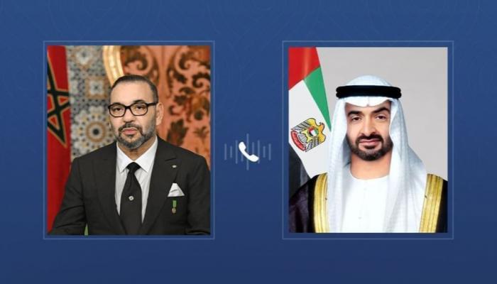 محمد بن زايد والعاهل المغربي يبحثان هاتفيا التطورات الإقليمية