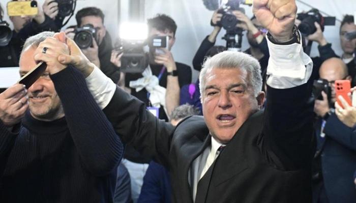 رغم صمت ميسي.. خوان لابورتا يحافظ على مقعد رئاسة برشلونة