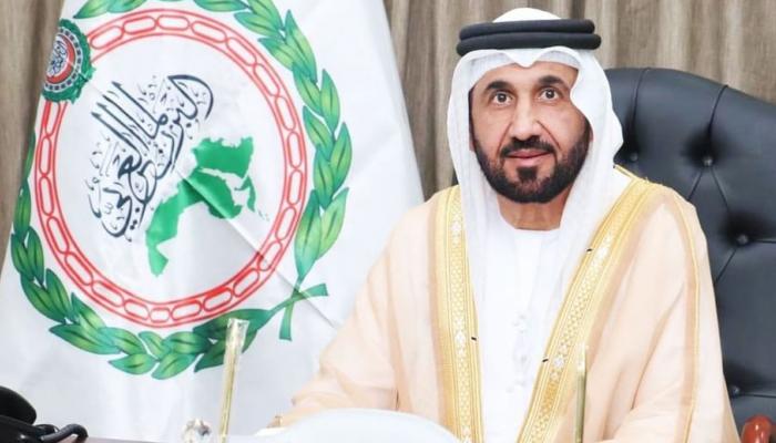 رئيس البرلمان العربي يدين اعتداء إيران على العجبان ومنشآت حبشان بالإمارات